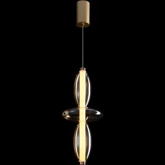 Светильник подвесной Crystal Lux QUASAR SP14W LED AMBER 3790/214 Светильник подвесной Crystal Lux QUASAR SP14W LED AMBER 3790/214