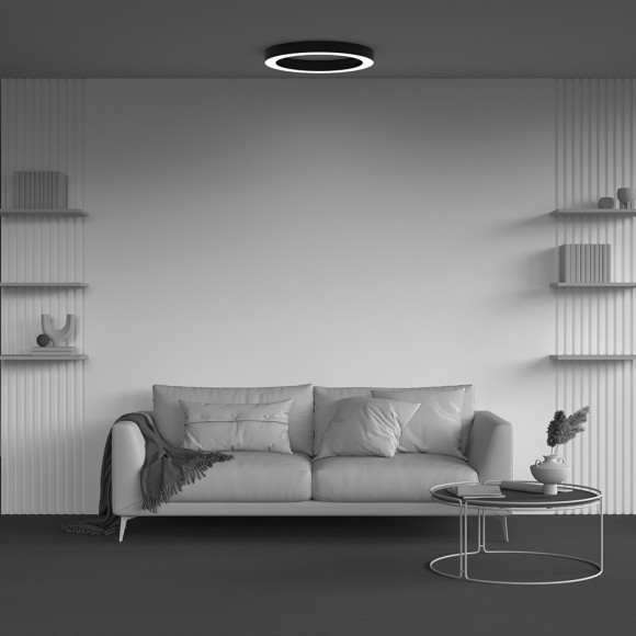 Потолочный светильники Maytoni Lua LED Ra90 Lm2640 3000К 45Вт 120° C093CL-45W3K-B
