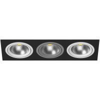 Встраиваемый светильник Lightstar i837060906 Intero 111 под лампы 3xGU10 150W