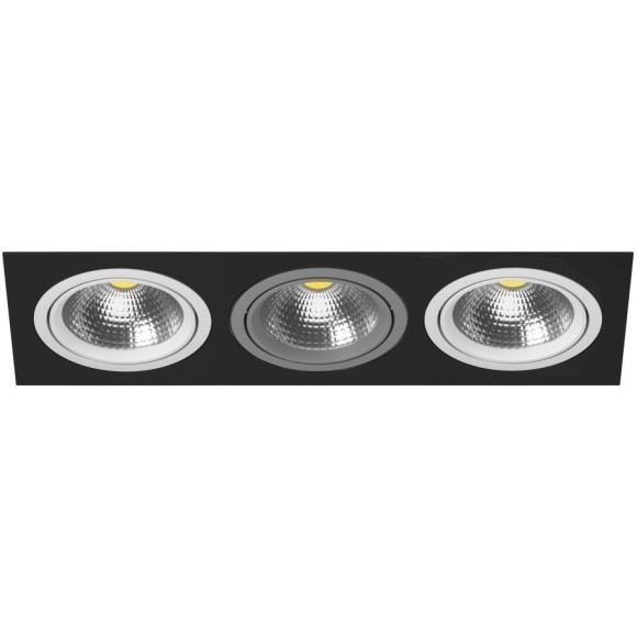 Встраиваемый светильник Lightstar i837060906 Intero 111 под лампы 3xGU10 150W