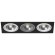 Встраиваемый светильник Lightstar i837060906 Intero 111 под лампы 3xGU10 150W