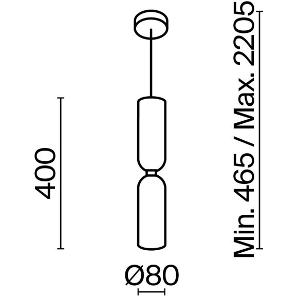 Подвесной светильник Maytoni MOD177PL-01W