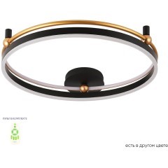 Светильник потолочный Crystal Lux FERNANDO PL72W LED BLACK/GOLD