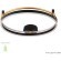 Светильник потолочный Crystal Lux FERNANDO PL72W LED BLACK/GOLD