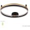 Светильник потолочный Crystal Lux FERNANDO PL72W LED BLACK/GOLD