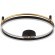 Светильник потолочный Crystal Lux FERNANDO PL72W LED BLACK/GOLD