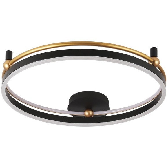 Светильник потолочный Crystal Lux FERNANDO PL72W LED BLACK/GOLD Светильник потолочный Crystal Lux FERNANDO PL72W LED BLACK/GOLD