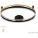 Светильник потолочный Crystal Lux FERNANDO PL72W LED BLACK/GOLD