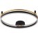 Светильник потолочный Crystal Lux FERNANDO PL72W LED BLACK/GOLD