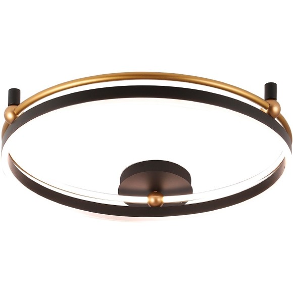 Светильник потолочный Crystal Lux FERNANDO PL72W LED BLACK/GOLD Светильник потолочный Crystal Lux FERNANDO PL72W LED BLACK/GOLD