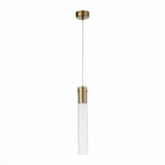 SL1229.303.01 Подвес ST-Luce Латунь/Прозрачный GU10 1*5W TERNI SL1229.303.01 Подвес ST-Luce Латунь/Прозрачный GU10 1*5W TERNI