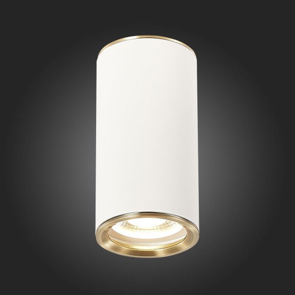 ST111.537.01 Светильник потолочный Белый GU10 1*50W D54xH105 220V Без ламп Накладные светильники ST111.537.01 Светильник потолочный Белый GU10 1*50W D54xH105 220V Без ламп Накладные светильники