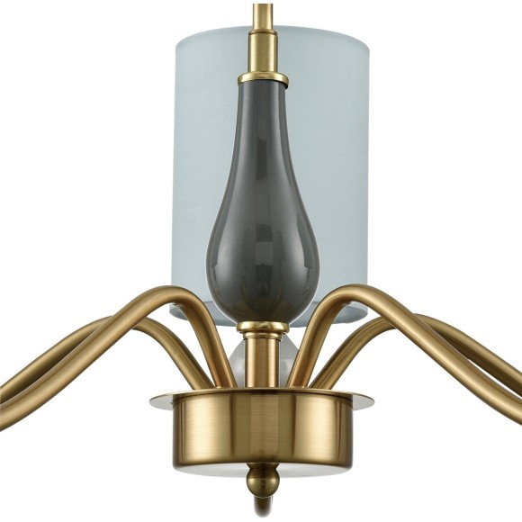 6590/5 CLASSI LN24 латунь/мятный зеленый, металл, керамика/текстиль Люстра подвесная E14 5*40W 220V ANRI 6590/5 CLASSI LN24 латунь/мятный зеленый, металл, керамика/текстиль Люстра подвесная E14 5*40W 220V ANRI