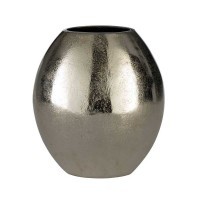 421286 ABUCAY Ваза декоративная L225, B120, H250, алюминий, никель, металл