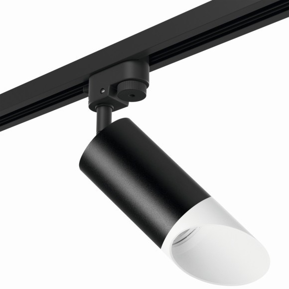 Однофазный двужильный трековый светильник Lightstar R1T43736 Rullo под сменную лампу GU10