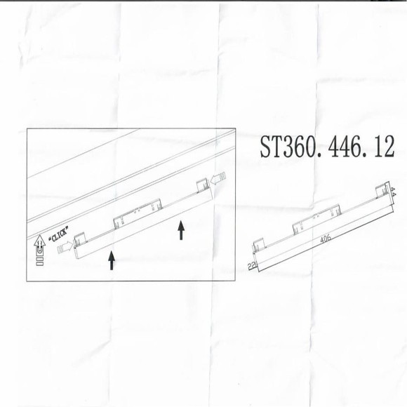 ST360.446.12 Трековый магнитный светодиодный светильник ST-Luce Skyline 48V CRI90+ 4000К 780Лм 120° 12Вт ST360.446.12 Трековый магнитный светодиодный светильник ST-Luce Skyline 48V CRI90+ 4000К 780Лм 120° 12Вт