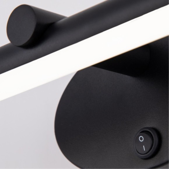 Подсветка для картин светодиодная с выключателем Ronnie A8025AP-1BK Подсветка для картин светодиодная с выключателем Ronnie A8025AP-1BK