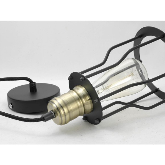 Подвесной светильник с 1 плафоном Lussole GRLSP-9610 BALDWIN IP21 под лампу 1xE27 10W Подвесной светильник с 1 плафоном Lussole GRLSP-9610 BALDWIN IP21 под лампу 1xE27 10W