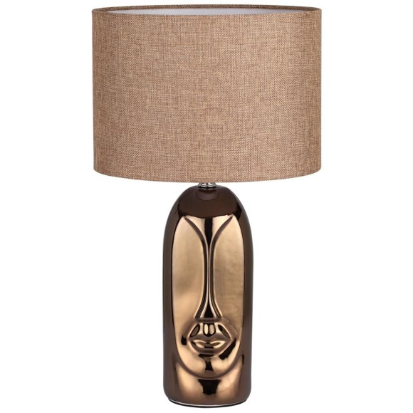 8149/1T MODERNI LN25 бронза/бежевый, керамика/текстиль Настольная лампа Е27 1*60W 220V AKIVI 8149/1T MODERNI LN25 бронза/бежевый, керамика/текстиль Настольная лампа Е27 1*60W 220V AKIVI