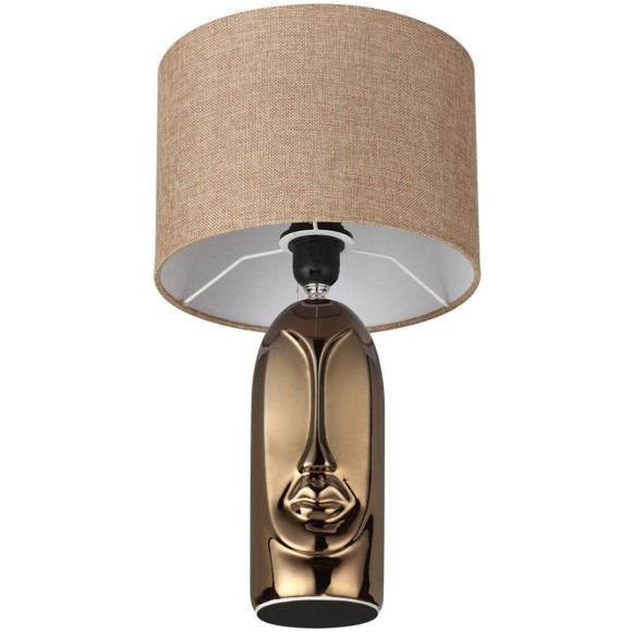 8149/1T MODERNI LN25 бронза/бежевый, керамика/текстиль Настольная лампа Е27 1*60W 220V AKIVI 8149/1T MODERNI LN25 бронза/бежевый, керамика/текстиль Настольная лампа Е27 1*60W 220V AKIVI