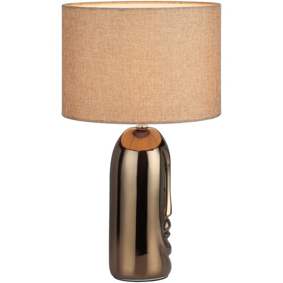 8149/1T MODERNI LN25 бронза/бежевый, керамика/текстиль Настольная лампа Е27 1*60W 220V AKIVI 8149/1T MODERNI LN25 бронза/бежевый, керамика/текстиль Настольная лампа Е27 1*60W 220V AKIVI