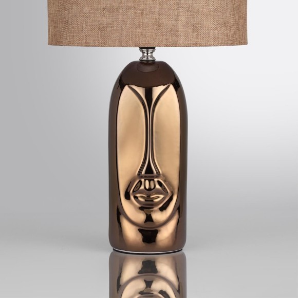 8149/1T MODERNI LN25 бронза/бежевый, керамика/текстиль Настольная лампа Е27 1*60W 220V AKIVI 8149/1T MODERNI LN25 бронза/бежевый, керамика/текстиль Настольная лампа Е27 1*60W 220V AKIVI