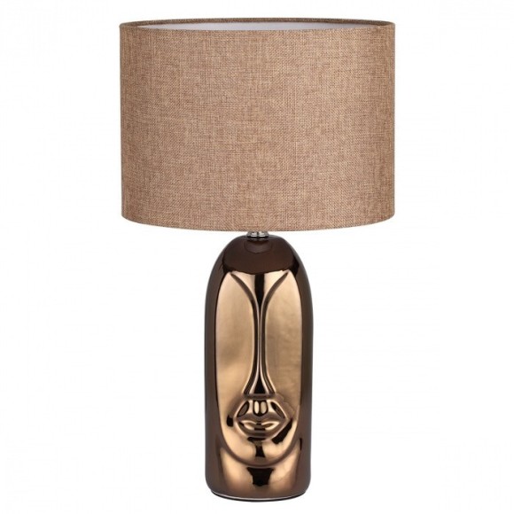 8149/1T MODERNI LN25 бронза/бежевый, керамика/текстиль Настольная лампа Е27 1*60W 220V AKIVI 8149/1T MODERNI LN25 бронза/бежевый, керамика/текстиль Настольная лампа Е27 1*60W 220V AKIVI