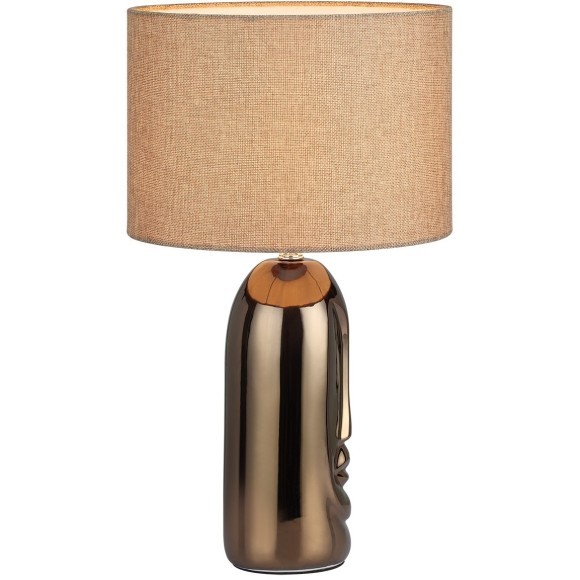 8149/1T MODERNI LN25 бронза/бежевый, керамика/текстиль Настольная лампа Е27 1*60W 220V AKIVI 8149/1T MODERNI LN25 бронза/бежевый, керамика/текстиль Настольная лампа Е27 1*60W 220V AKIVI