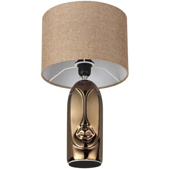 8149/1T MODERNI LN25 бронза/бежевый, керамика/текстиль Настольная лампа Е27 1*60W 220V AKIVI 8149/1T MODERNI LN25 бронза/бежевый, керамика/текстиль Настольная лампа Е27 1*60W 220V AKIVI