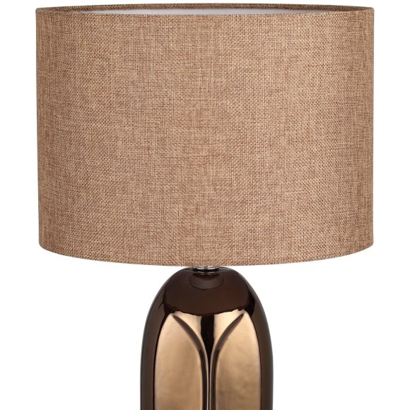 8149/1T MODERNI LN25 бронза/бежевый, керамика/текстиль Настольная лампа Е27 1*60W 220V AKIVI 8149/1T MODERNI LN25 бронза/бежевый, керамика/текстиль Настольная лампа Е27 1*60W 220V AKIVI