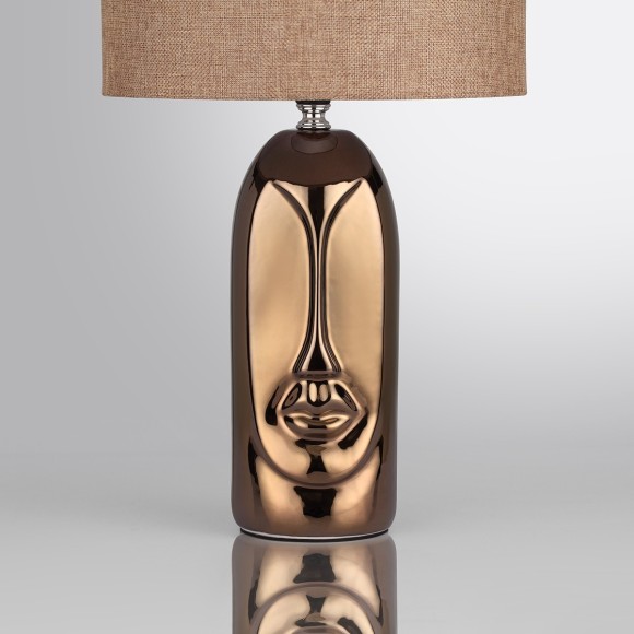 8149/1T MODERNI LN25 бронза/бежевый, керамика/текстиль Настольная лампа Е27 1*60W 220V AKIVI 8149/1T MODERNI LN25 бронза/бежевый, керамика/текстиль Настольная лампа Е27 1*60W 220V AKIVI