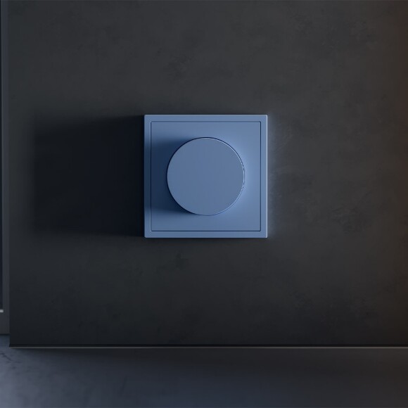 Накладка для светорегулятора поворотно-нажимного, S70 (деним)