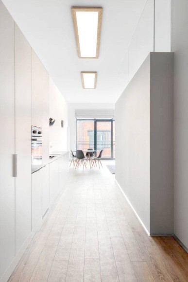 99473 PIGLIONASS PIGLIONASSO Светодиодный потолочный светильник LED, 32Вт, 4700Лм, 4000К, L1245, B345, H55, сталь/пластик/дерево