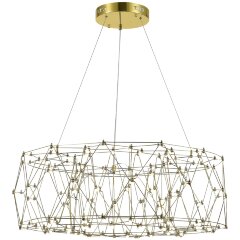 SL6602.203.48 Светильник подвесной ST-Luce Золотистый/Прозрачный LED 1*48W 4000K GRAVETTA SL6602.203.48 Светильник подвесной ST-Luce Золотистый/Прозрачный LED 1*48W 4000K GRAVETTA