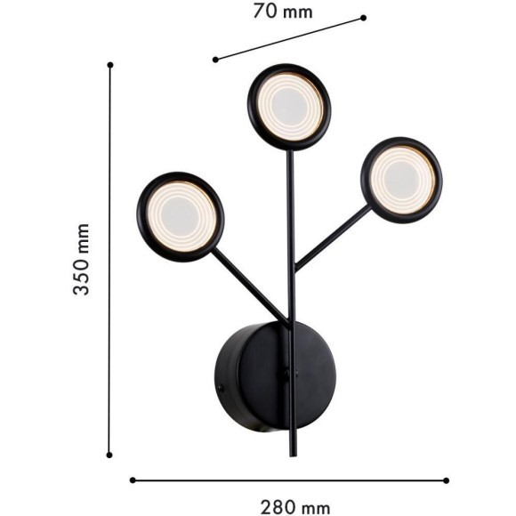 Настенный светильник Mugs 4252-3W