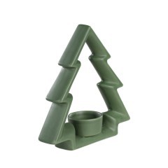 422407 Подсвечник рождественский CATACOL, керамика/зелёный 183х53х182 мм 422407 Подсвечник рождественский CATACOL, керамика/зелёный 183х53х182 мм