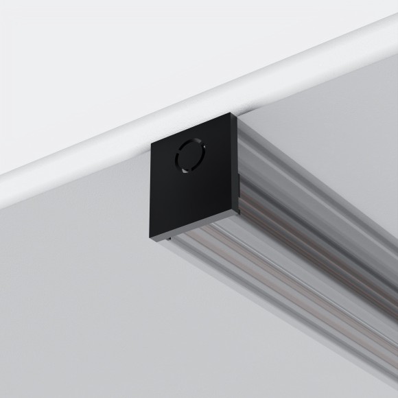 Комплект из 2 боковых заглушек для накладного низкопрофильного шинопровода TRAM034EC-41B