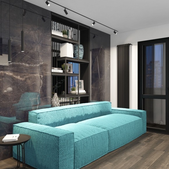 DK8010-BK Трековый магнитный светодиодный SMART (TUYA, Алиса, Wi-Fi, пам. настроек) светильник Denkirs SMART 220V CRI90+ 3000-6000К 780Лм 24° 9Вт