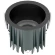 Favourite Notio 4821-1C Черный круглый встраиваемый светодиодный светильник-спот downlight диаметром 103 мм, металл, стекло LED 20Вт 4000K 2038Лм CRI90 36° IP54 220В