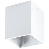 94499 Светодиодный потолочный светильник POLASSO, 1х3,3W (LED), 100X100, белый, серебряный