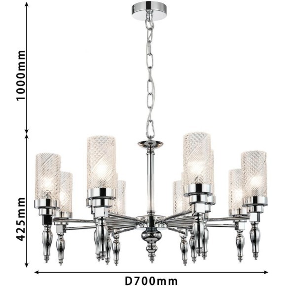 Подвесная люстра Anima 2813-12P Подвесная люстра Anima 2813-12P
