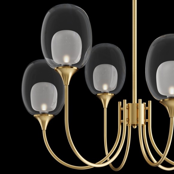 Люстра потолочная Maytoni MOD016PL-06BS Aura под лампы 6xE14 60W