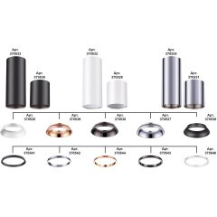 370541 KONST NT19 175 черный Внешнее декоративное кольцо к артикулам 370529 - 370534 UNITE 370541 KONST NT19 175 черный Внешнее декоративное кольцо к артикулам 370529 - 370534 UNITE