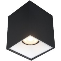 ST168.452.01 Светильник потолочный Черный GU10 1*50W IP20 L82,5xW82,5xH104 220V Без ламп Накладные светильники