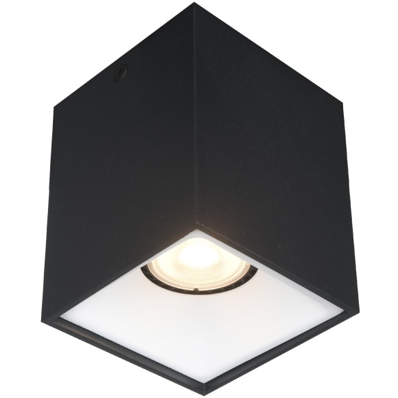 ST168.452.01 Светильник потолочный Черный GU10 1*50W IP20 L82,5xW82,5xH104 220V Без ламп Накладные светильники