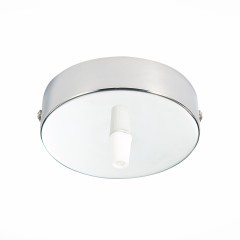 SL001.103.01 ST Luce SL1 Потолочное крепление, на одну лампу (круглое) хром