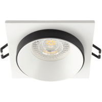 DK2402-BK Встраиваемый светильник, IP 20, 50 Вт, GU10, черный, алюминий