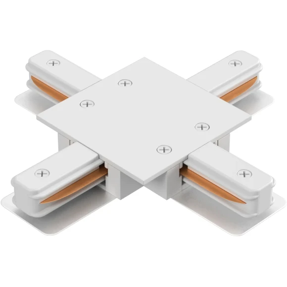 Х-соединитель для встр. в ГКЛ однофазного шинопровода Crystal Lux CLT 0.2211 04 WH