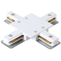 Х-соединитель для встр. в ГКЛ однофазного шинопровода Crystal Lux CLT 0.2211 04 WH