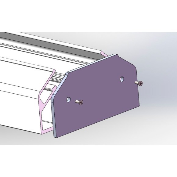 Заглушка торцевая 1шт (для профиля CLT 0.212) Crystal Lux CLT 0.212 06
